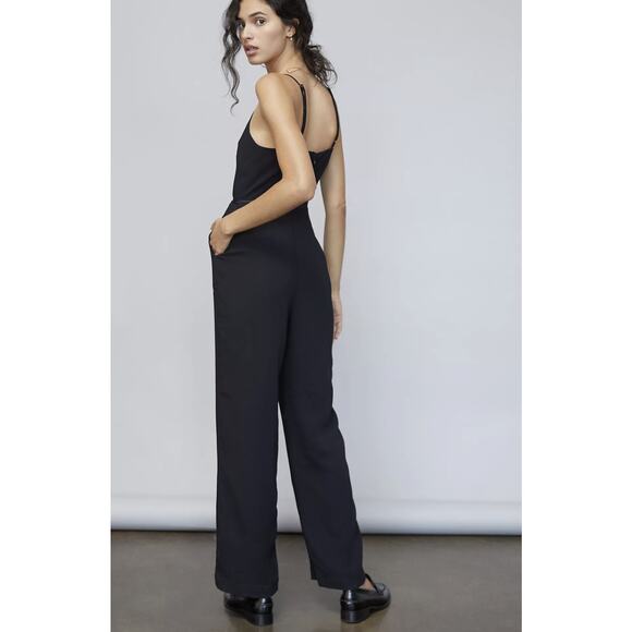 NEW Anthropologie Maeve Magdalena Black Sleeveless Jumpsuit - Various - Picture 3 of 10